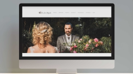 Desktop mockup front view